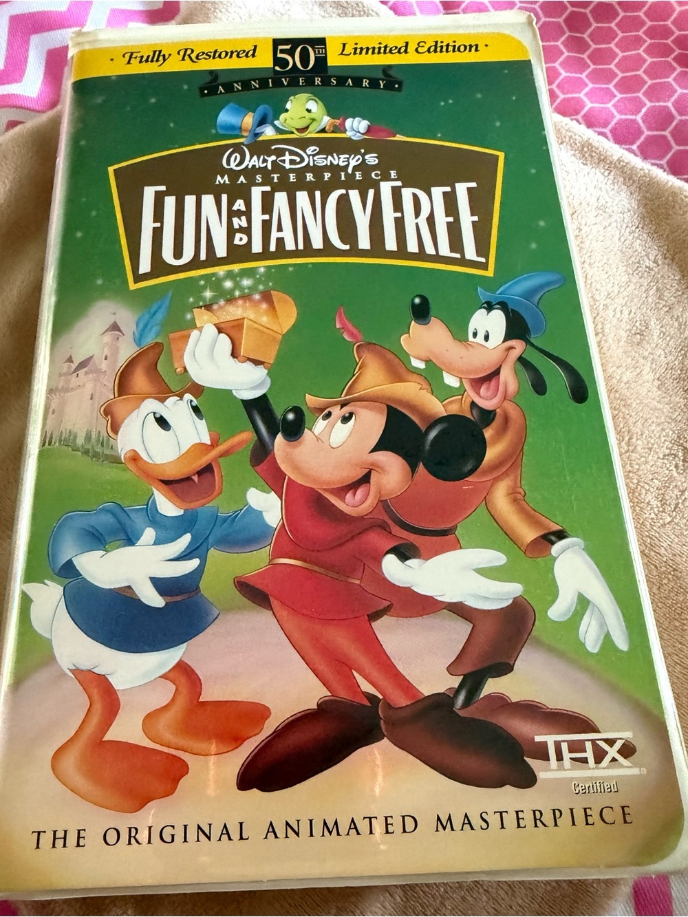 Disney Masterpiece Fun and Fancy Free Collectible VHS